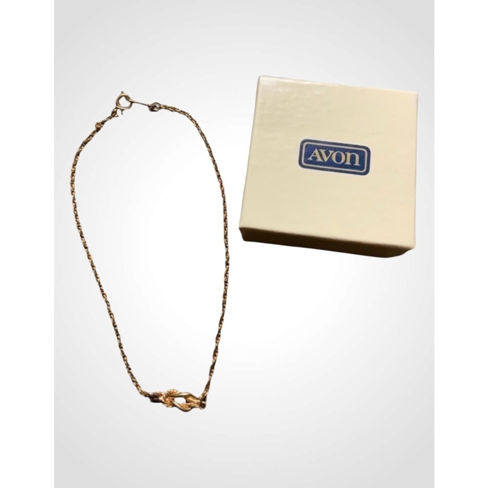 Avon Gold Infinity 5” Ankle Bracelet In Box